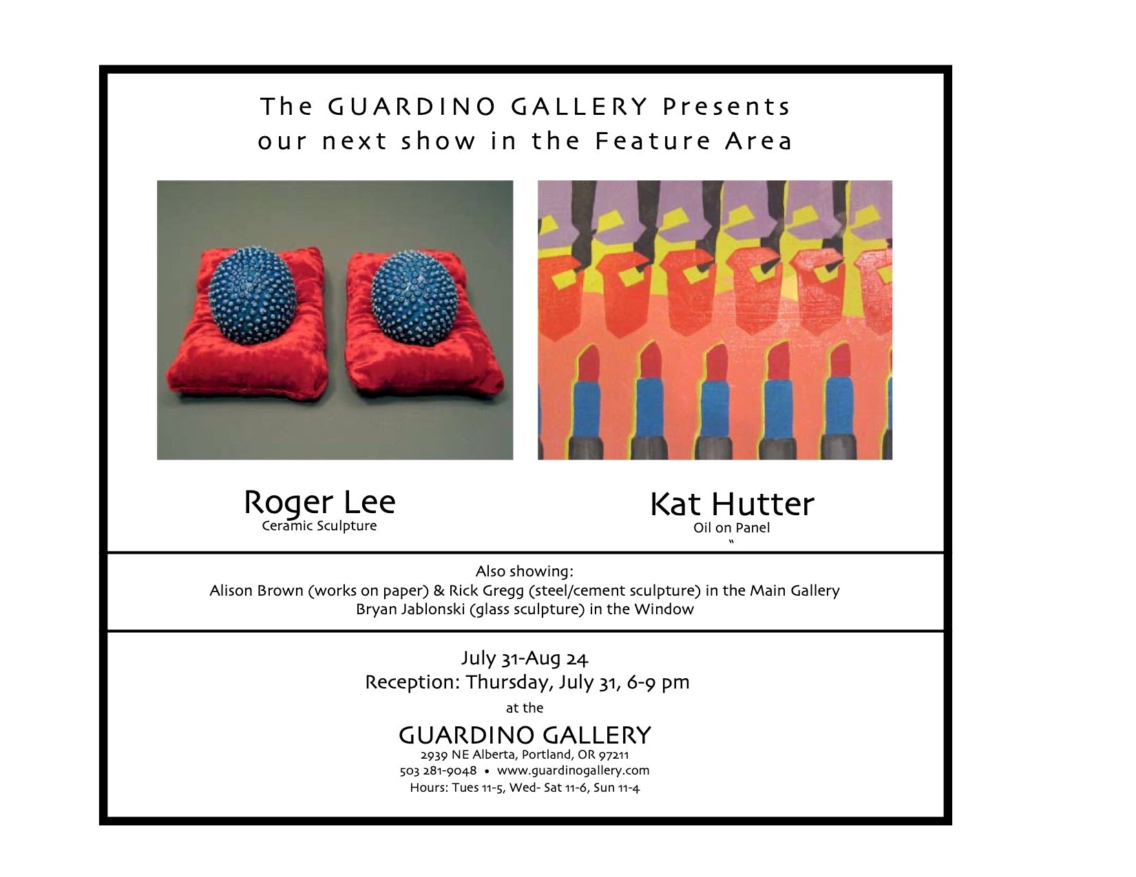 August 2008: Roger Lee & Kat Hutter