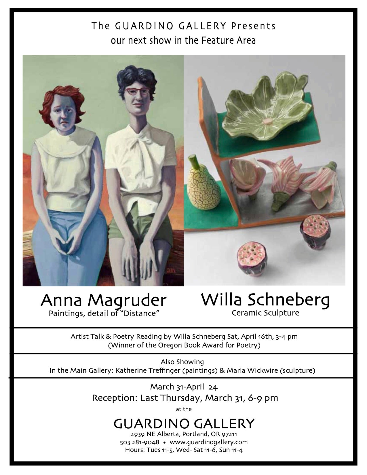 April 2011: Anna Magruder & Willa Schneberg