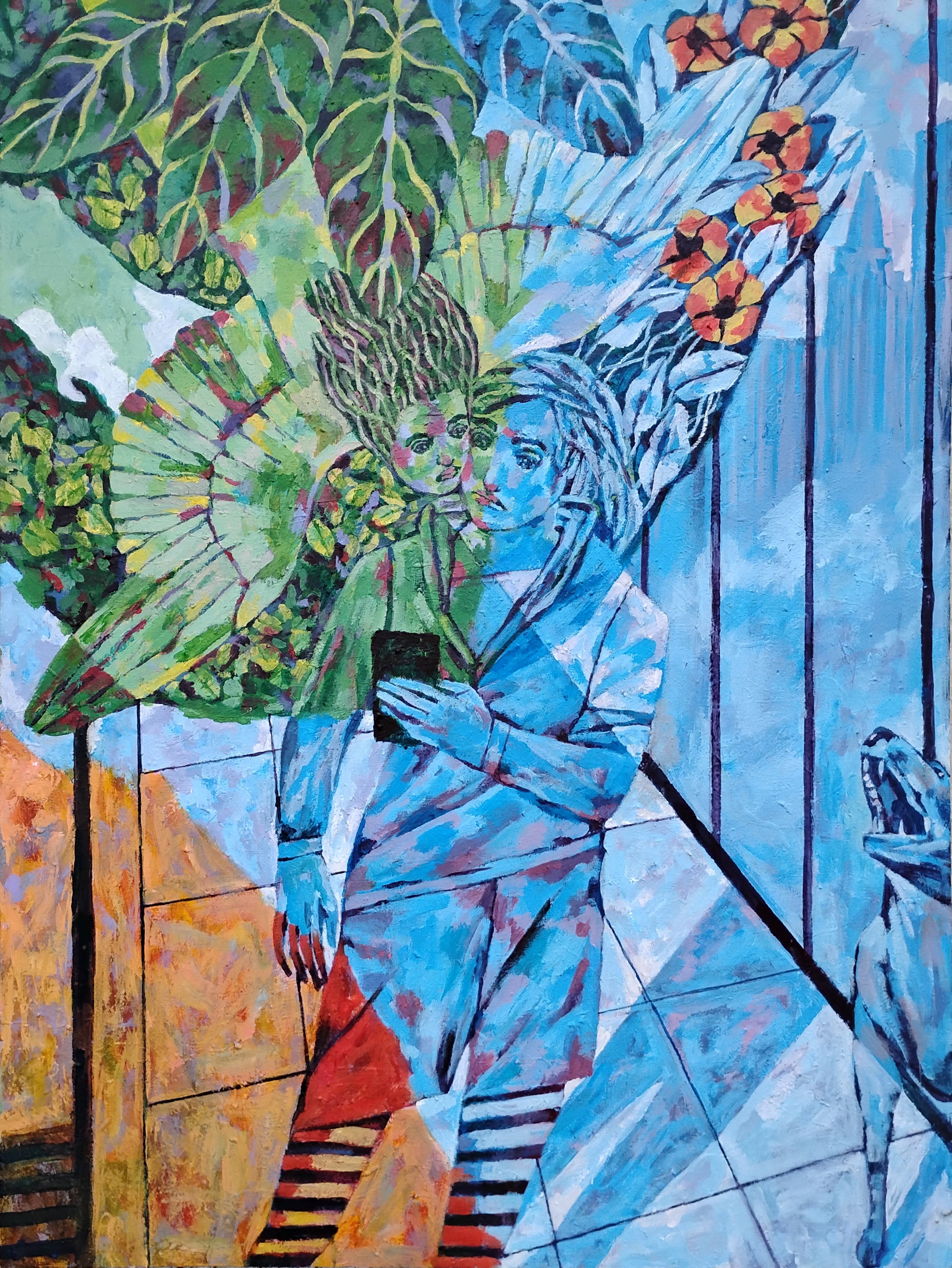 January 2025: Devin Bernard - Acrylic on Canvas