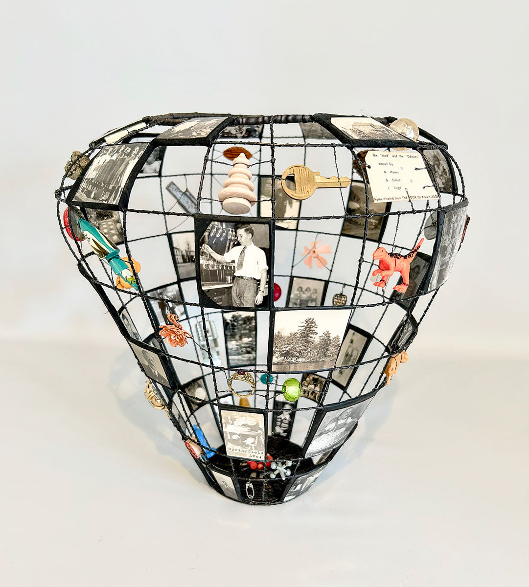 May 2024: Sally Prangley - Mixed Media Wire Sculpture