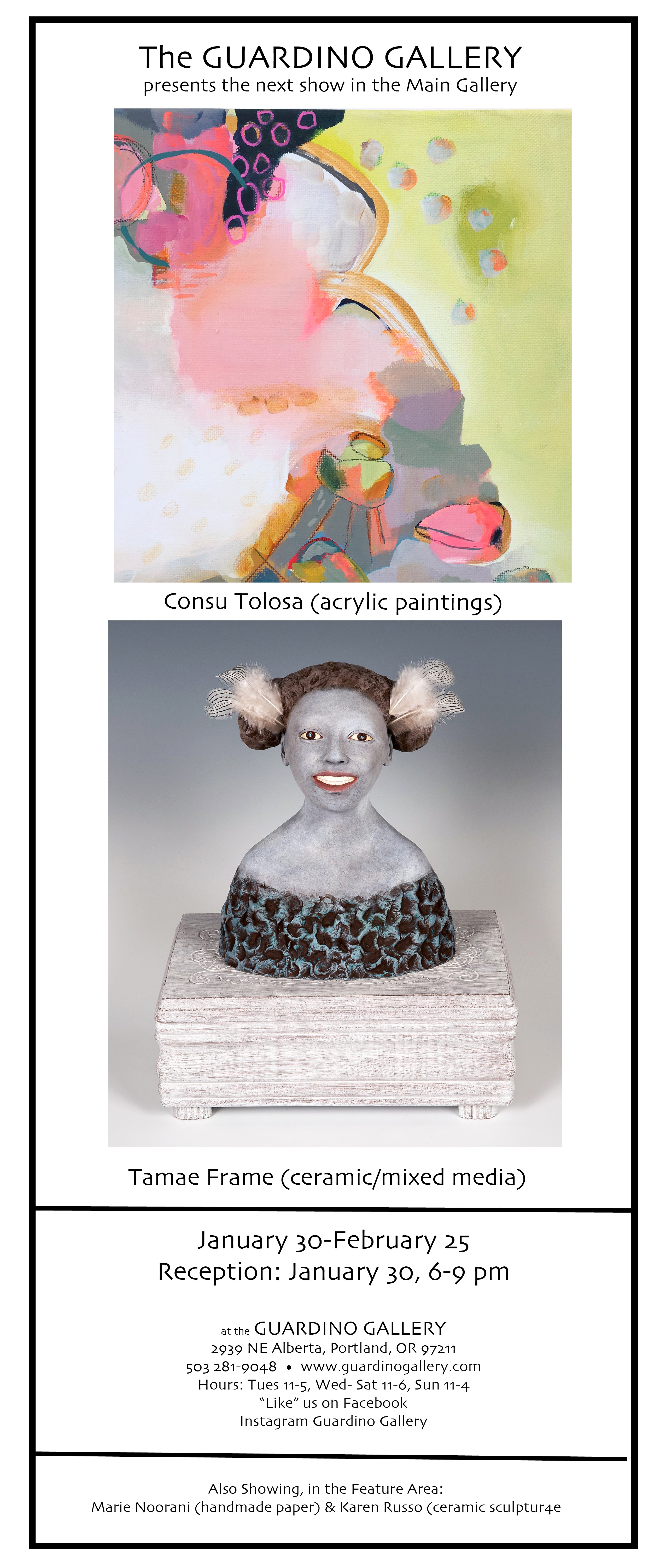 February 2020: Consu Tolosa & Tamae Frame
