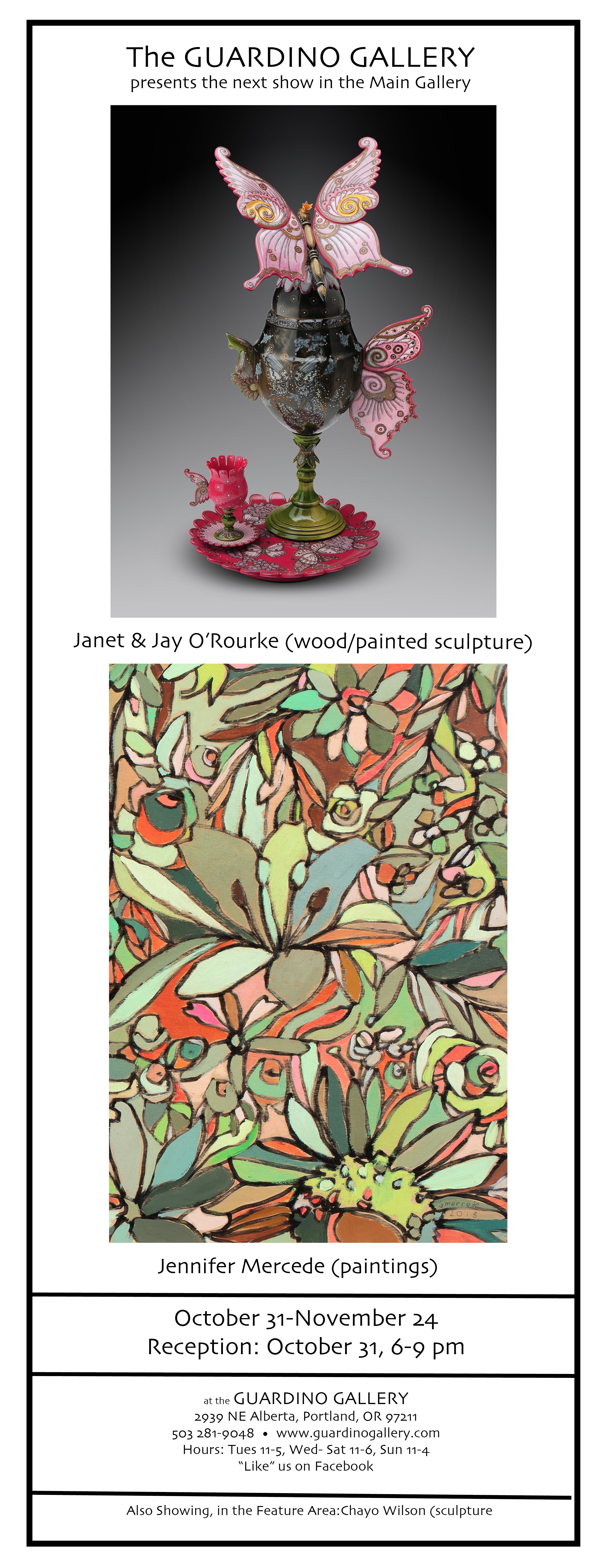 November 2019: Janet & Jay O’Rourke & Jennifer Mercede