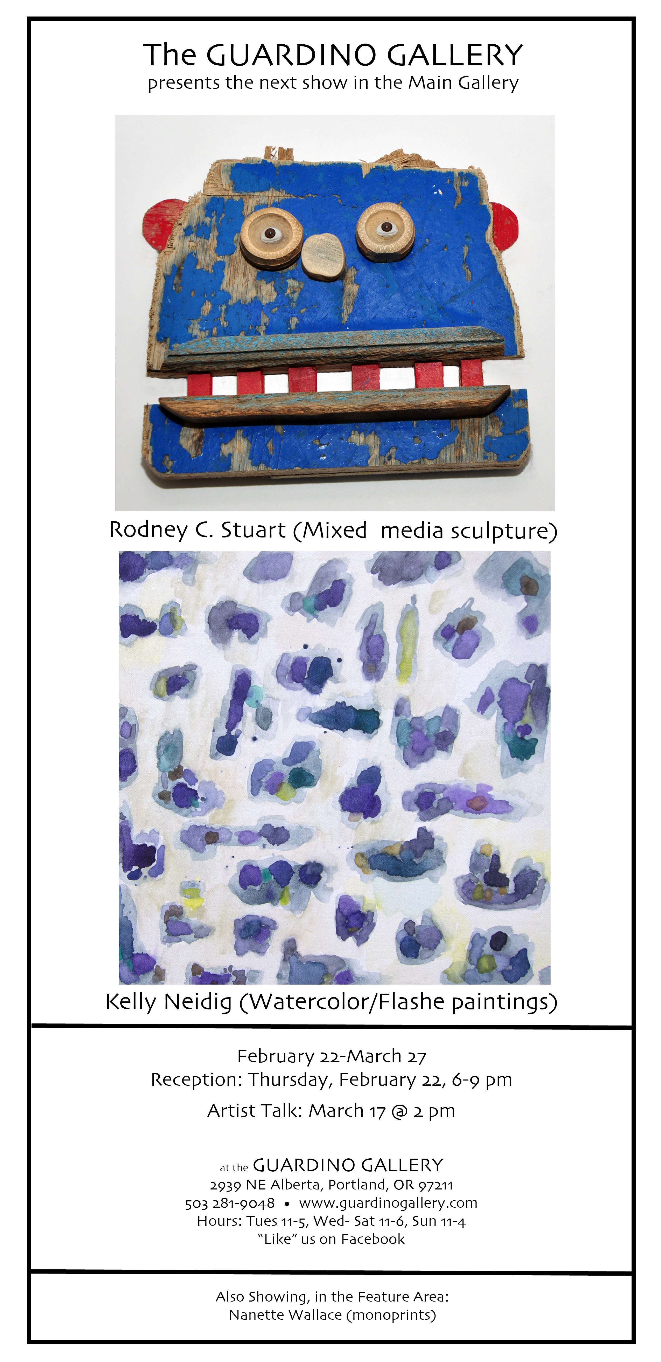 March 2018: Rodney C. Stuart and Kelly Neidig – GO Gallery