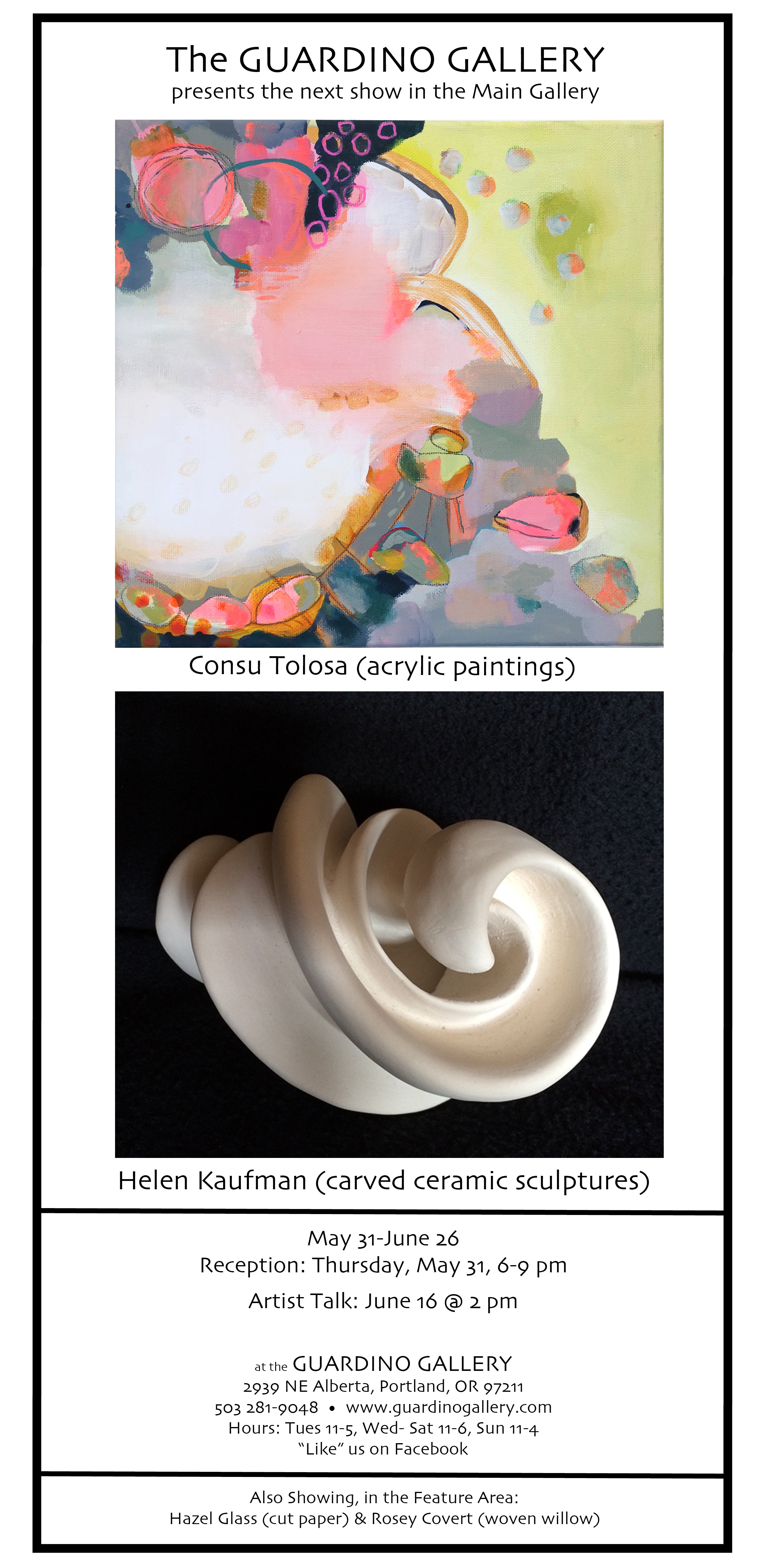 June 2018: Consu Tolosa & Helen Kaufman