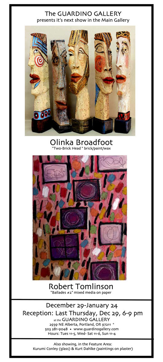 January 2012: Robert Tomlinson & Olinka Broadfoot