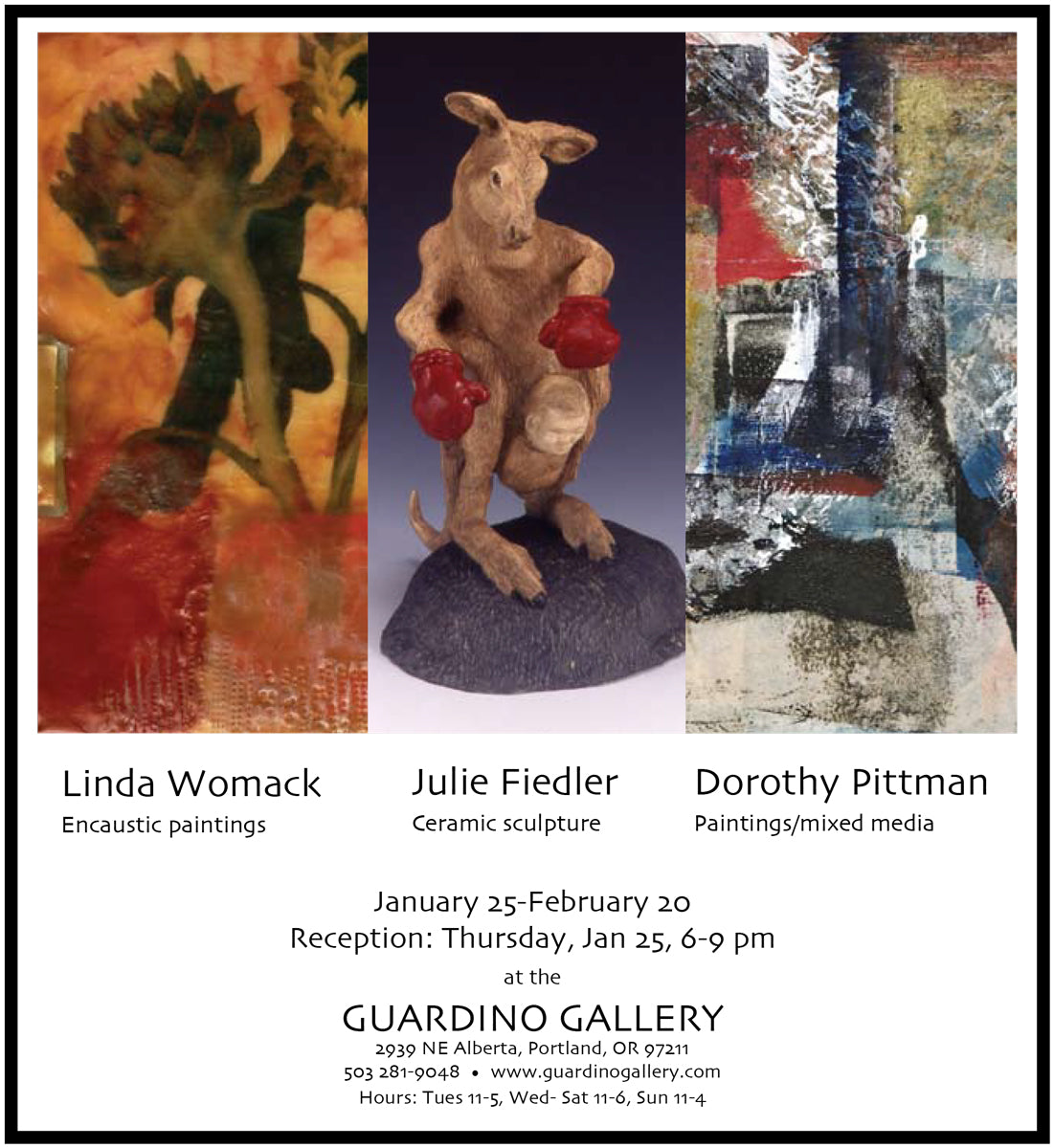 February 2007: Linda Womack, Julie Fiedler & Dorothy Pittman