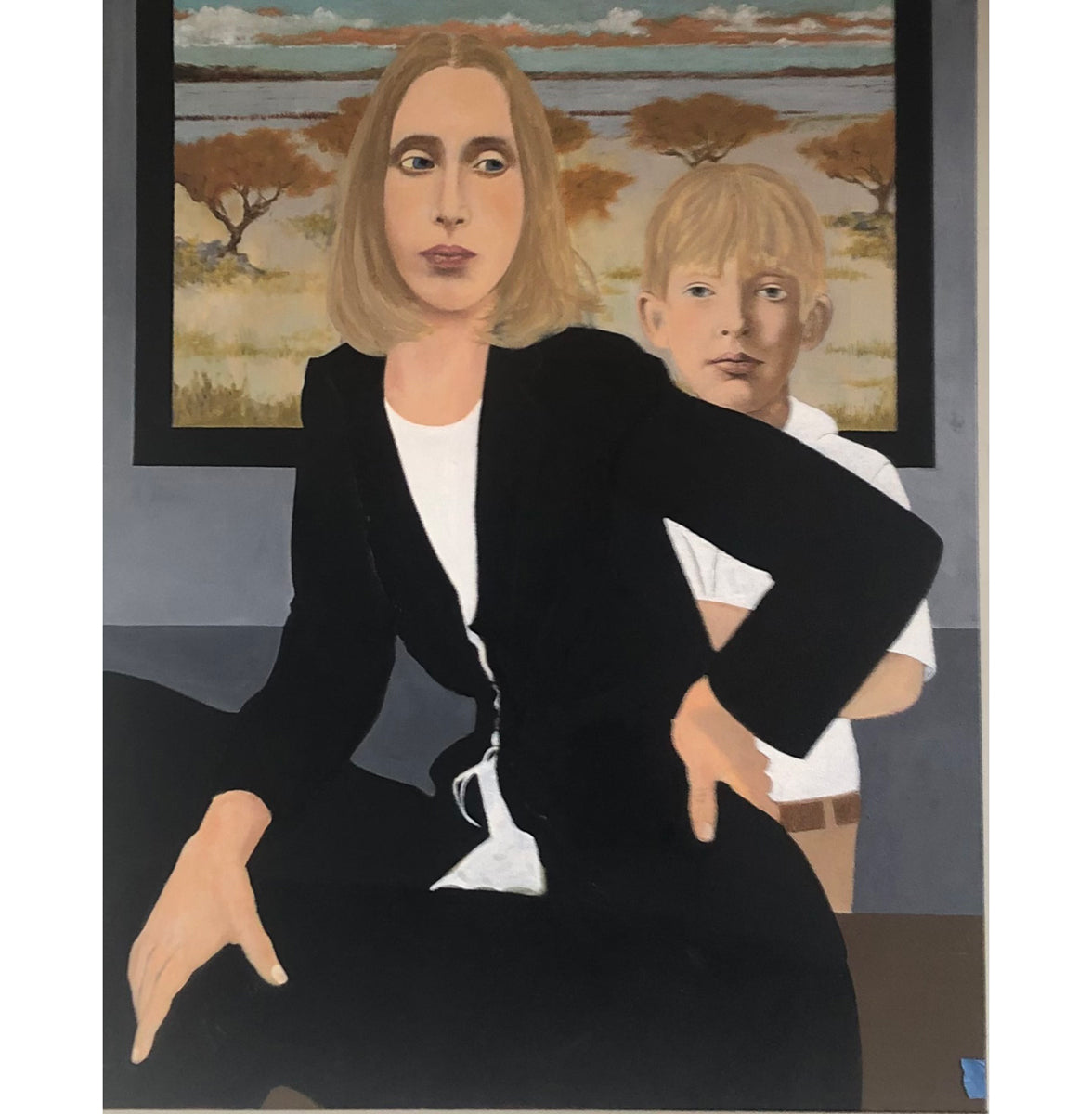 103. Two Friends - Oil on Canvas
