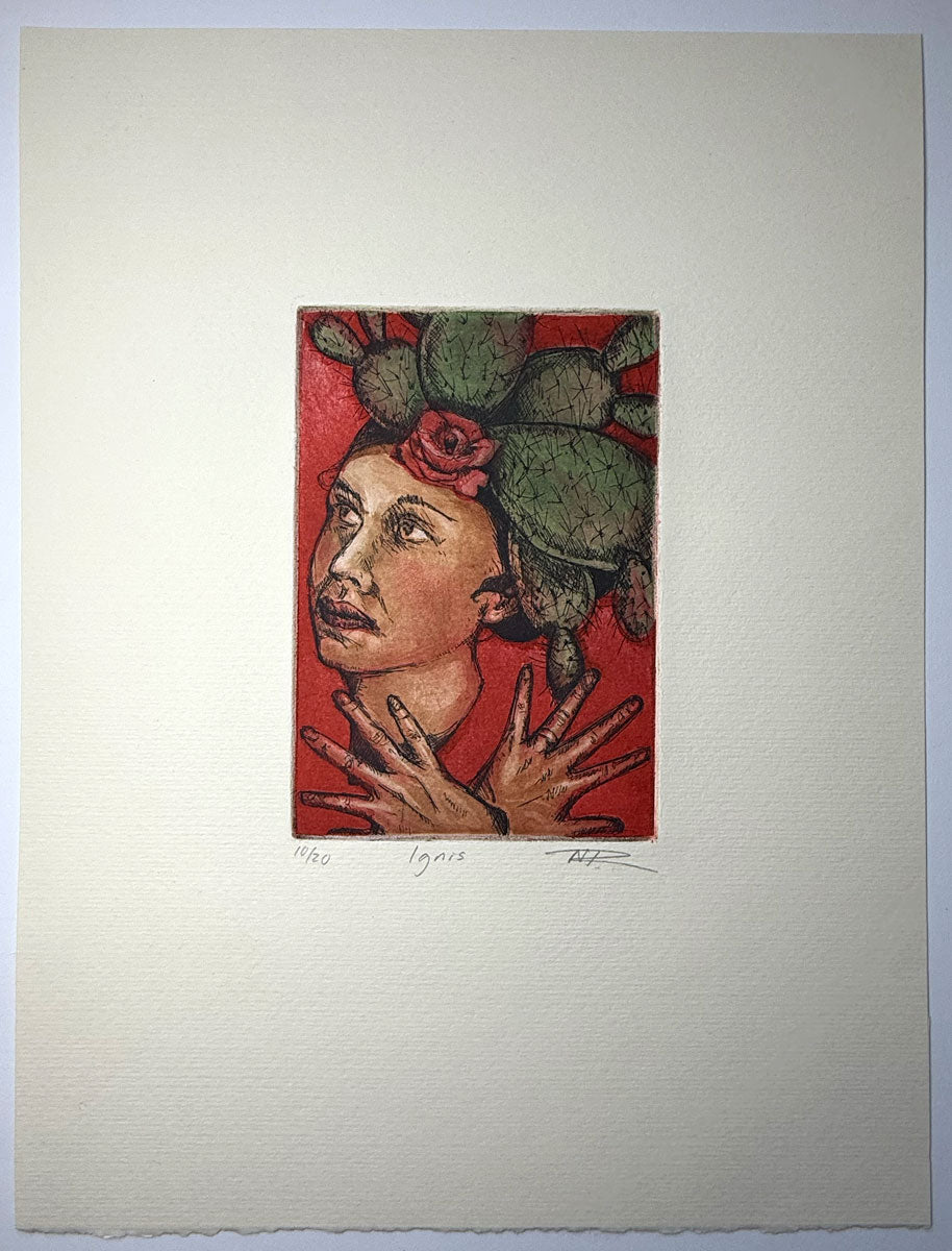 Nicole Rawlins — Ignis (Intaglio Print)