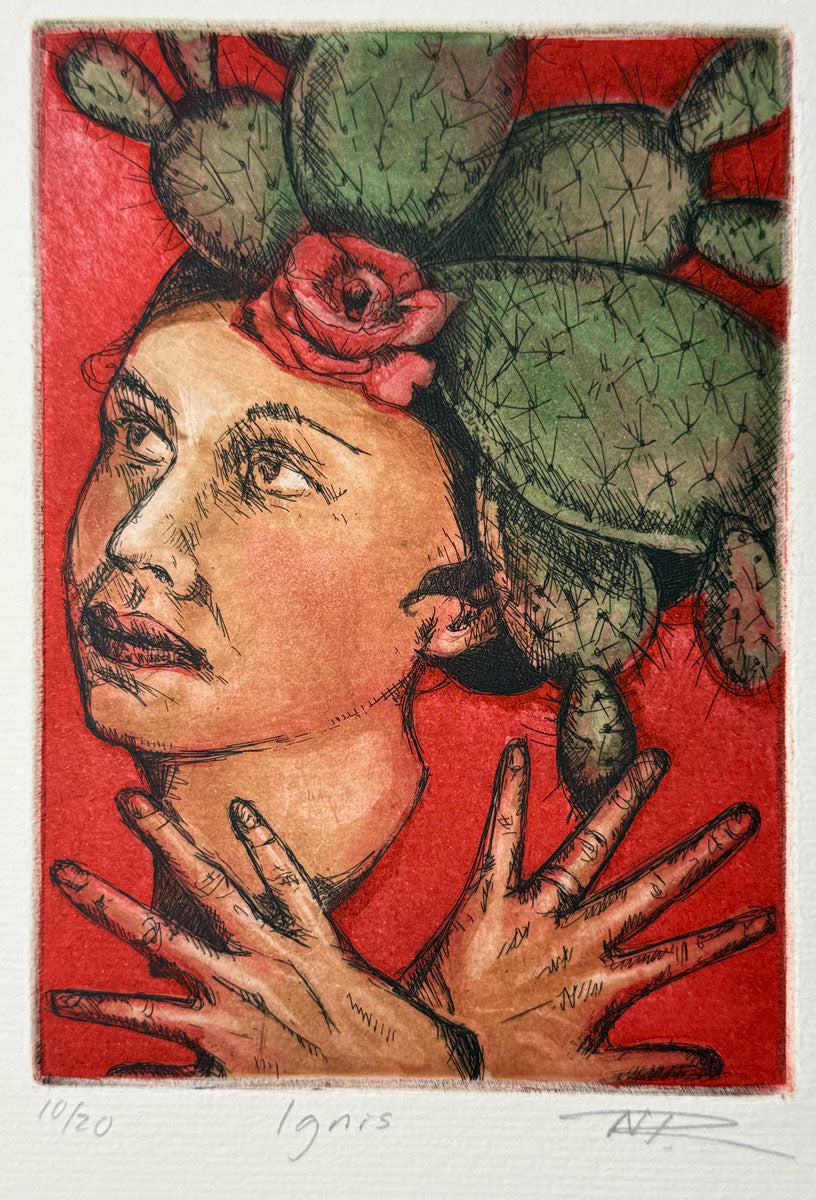 Nicole Rawlins — Ignis (Intaglio Print)