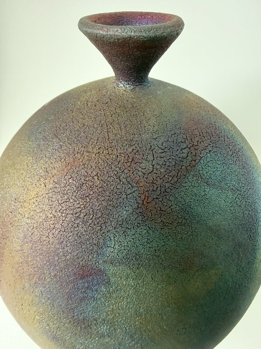 113. Medium Raku Vessel