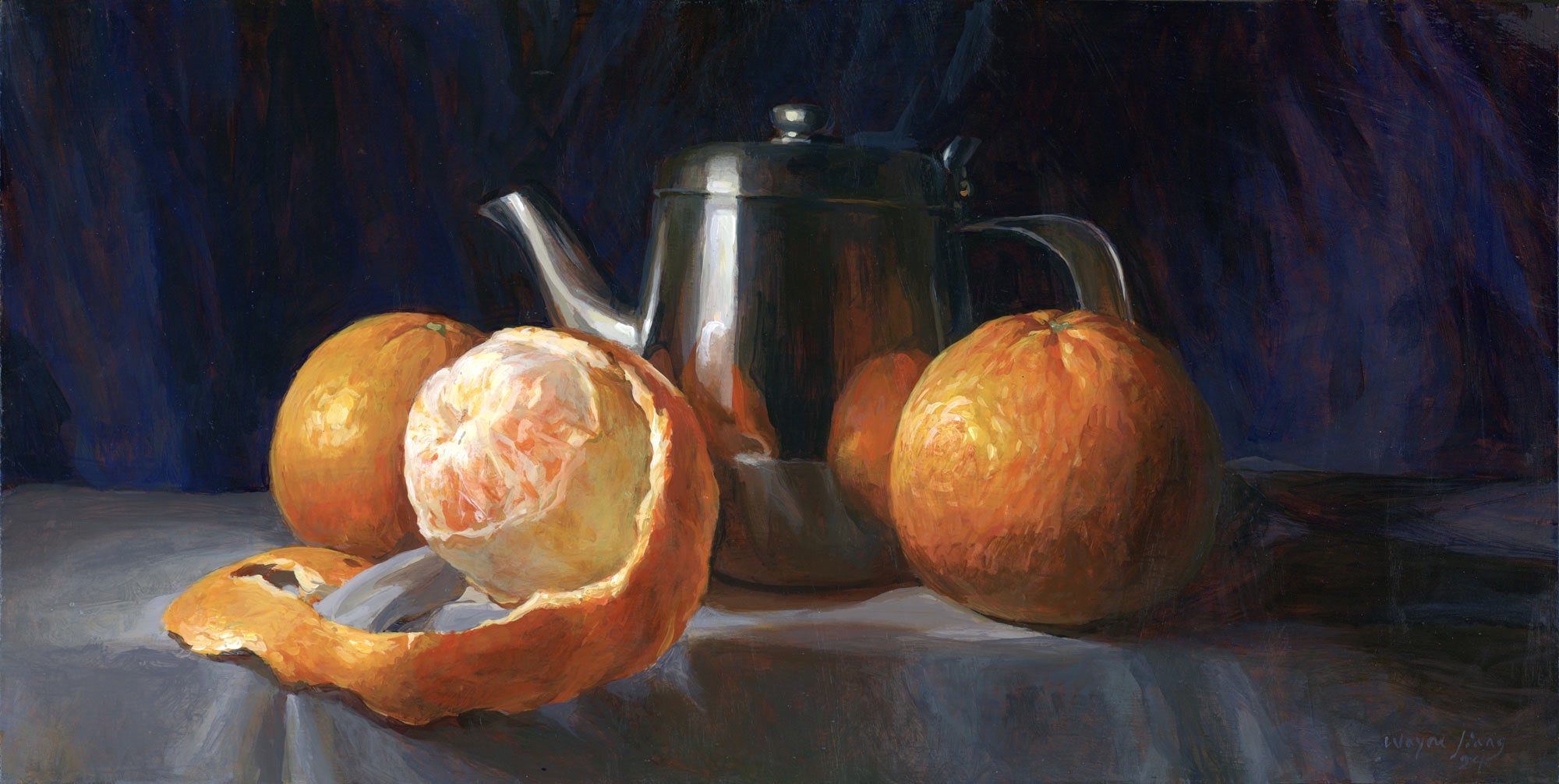 125. Oranges-and-Metal-Teapot