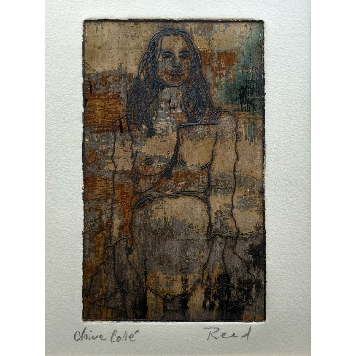 127. Untitled — Chine Collé Etching