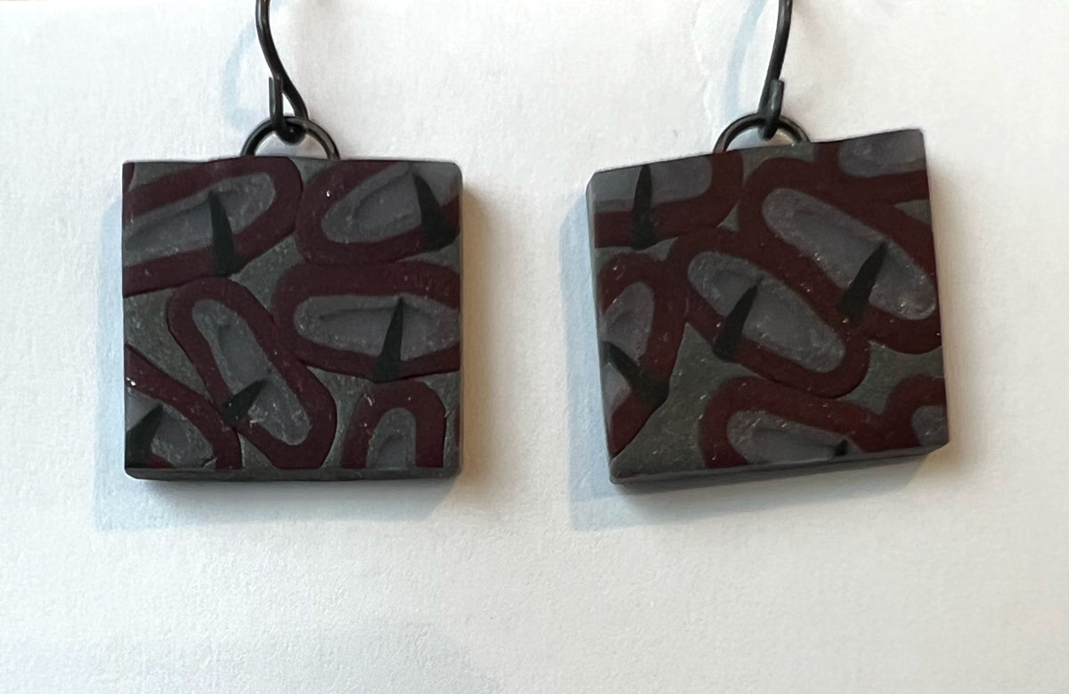 137. Polymer Earring