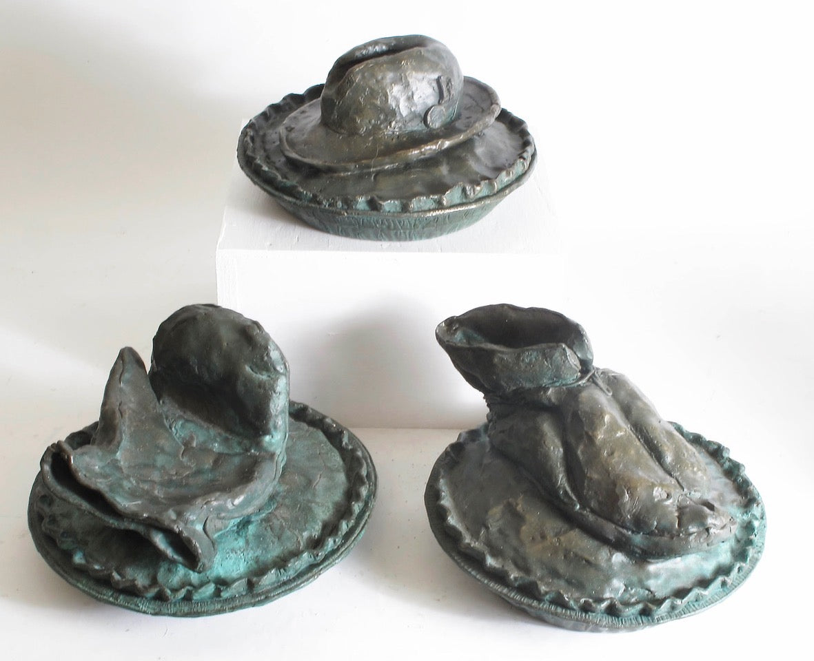 150. Glove, Hat and Bootie Pies (Sold as a set)