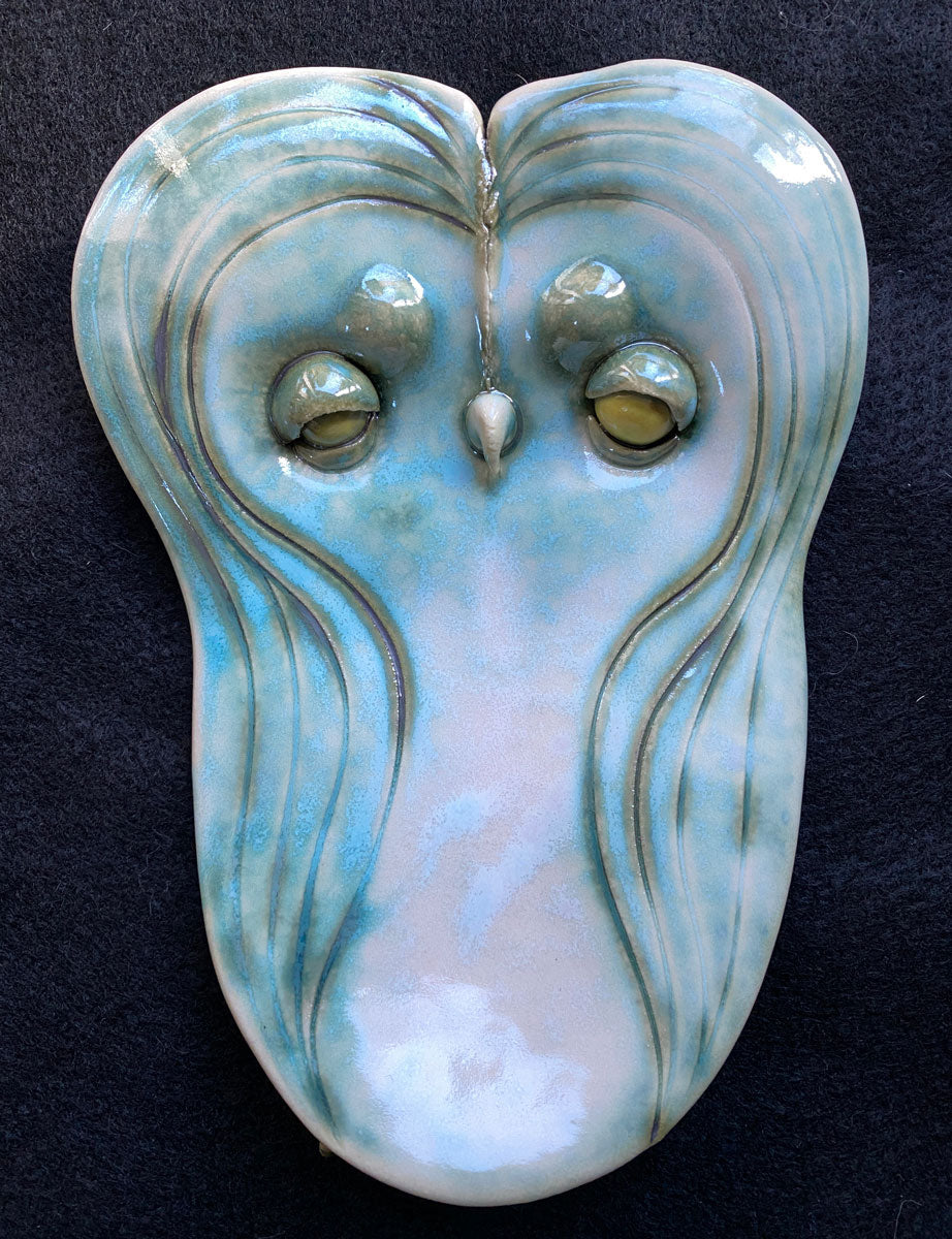 167. Green Owl Soap Dish