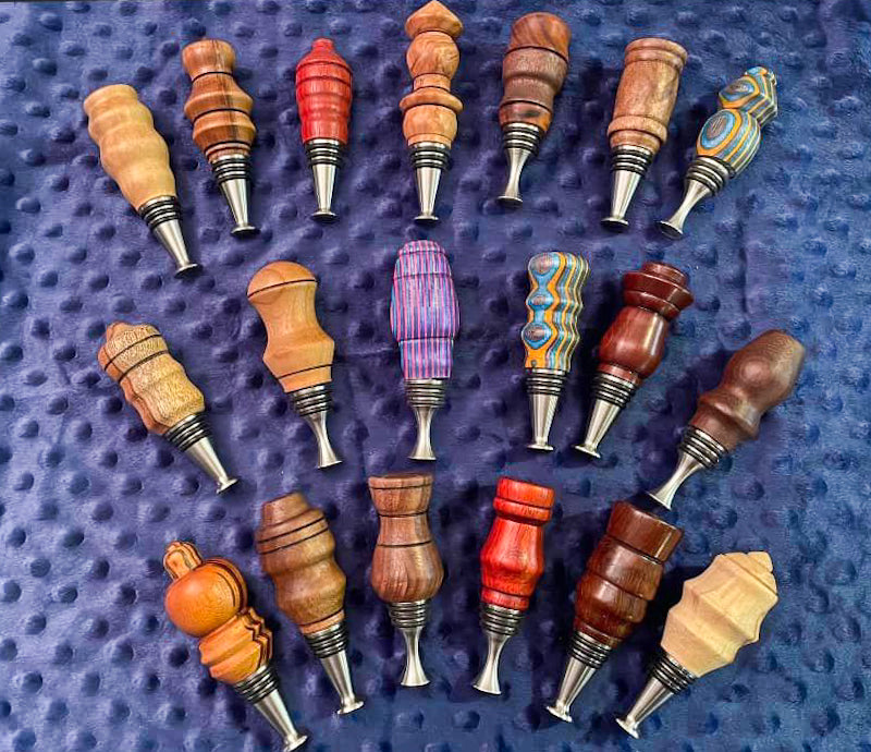Wooden Wine Stoppers (in house only)