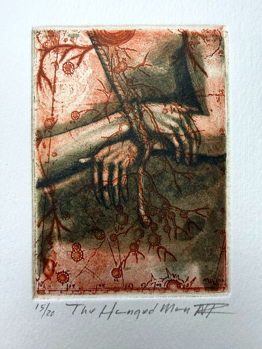 Nicole Rawlins — Hanged Man (Intaglio Print)
