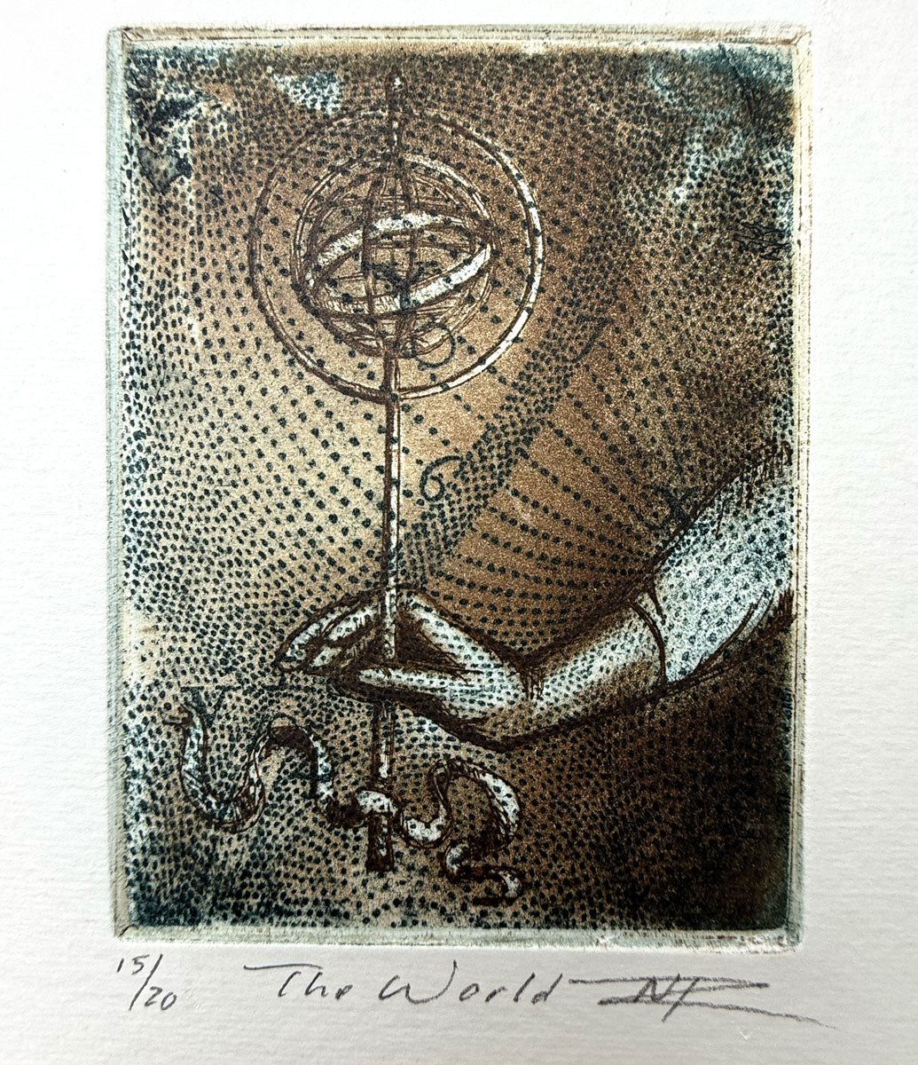 Nicole Rawlins – The World | Intaglio Print