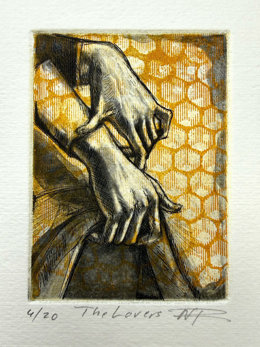 Nicole Rawlins — The Lovers (Intaglio Print)