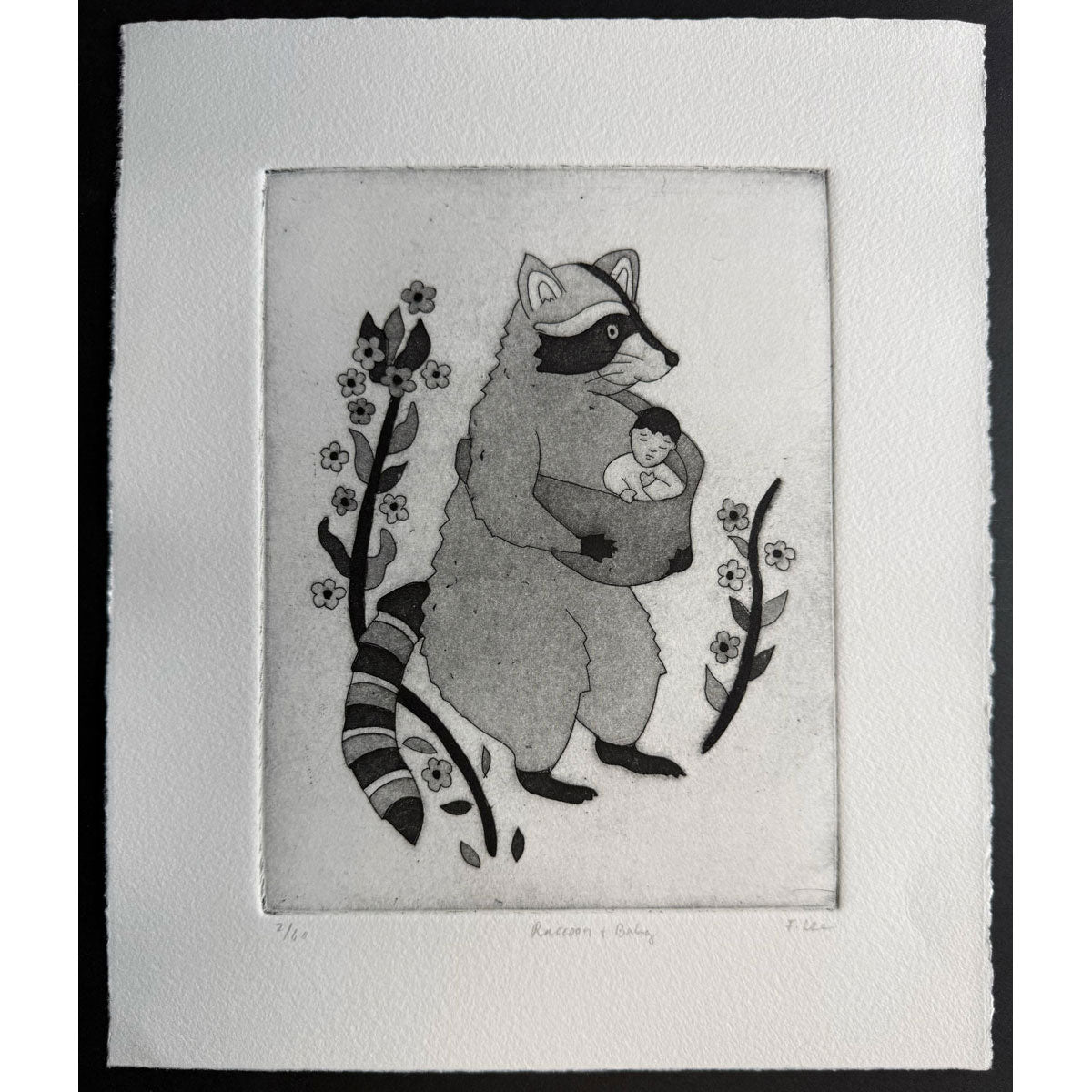 2. Raccoon & Baby