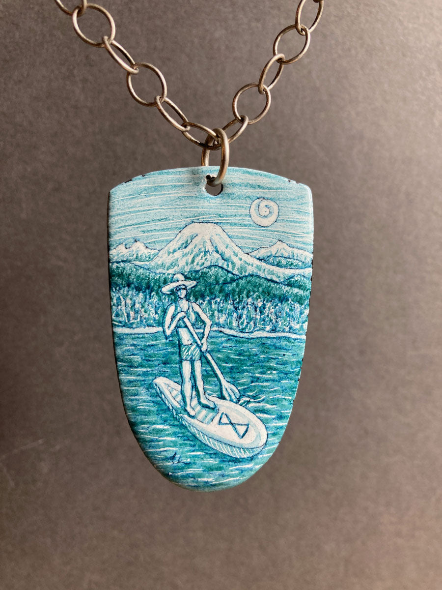 304. Paddleboard Pendant