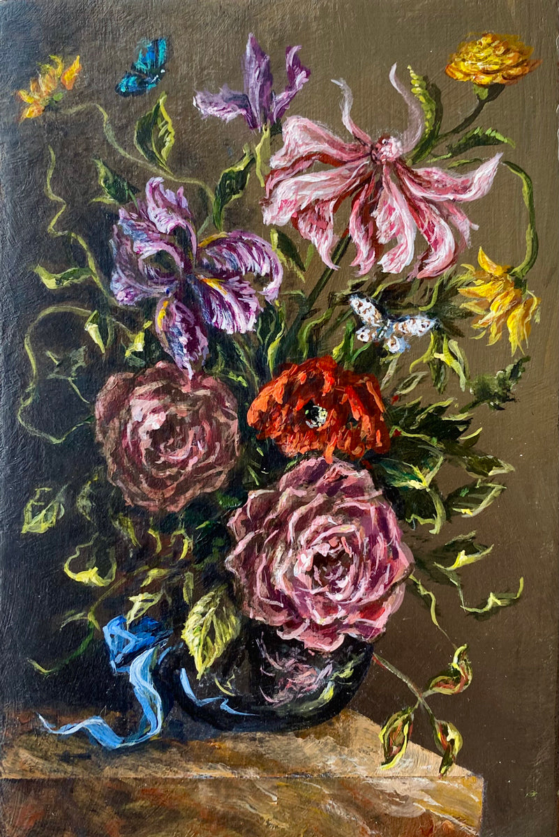 44. Blue Ribbon Bouquet