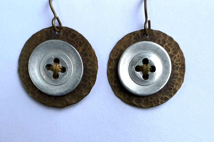 44. Mixed Media Earring