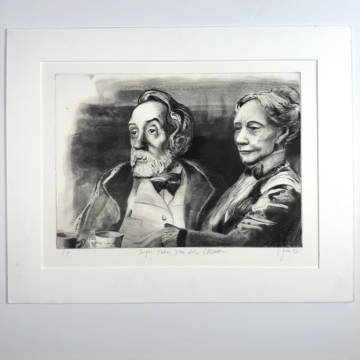 54. Degas Takes Tea with Cassatt