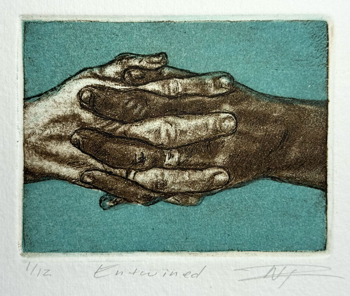 Nicole Rawlins — Entwined (Intaglio Print)