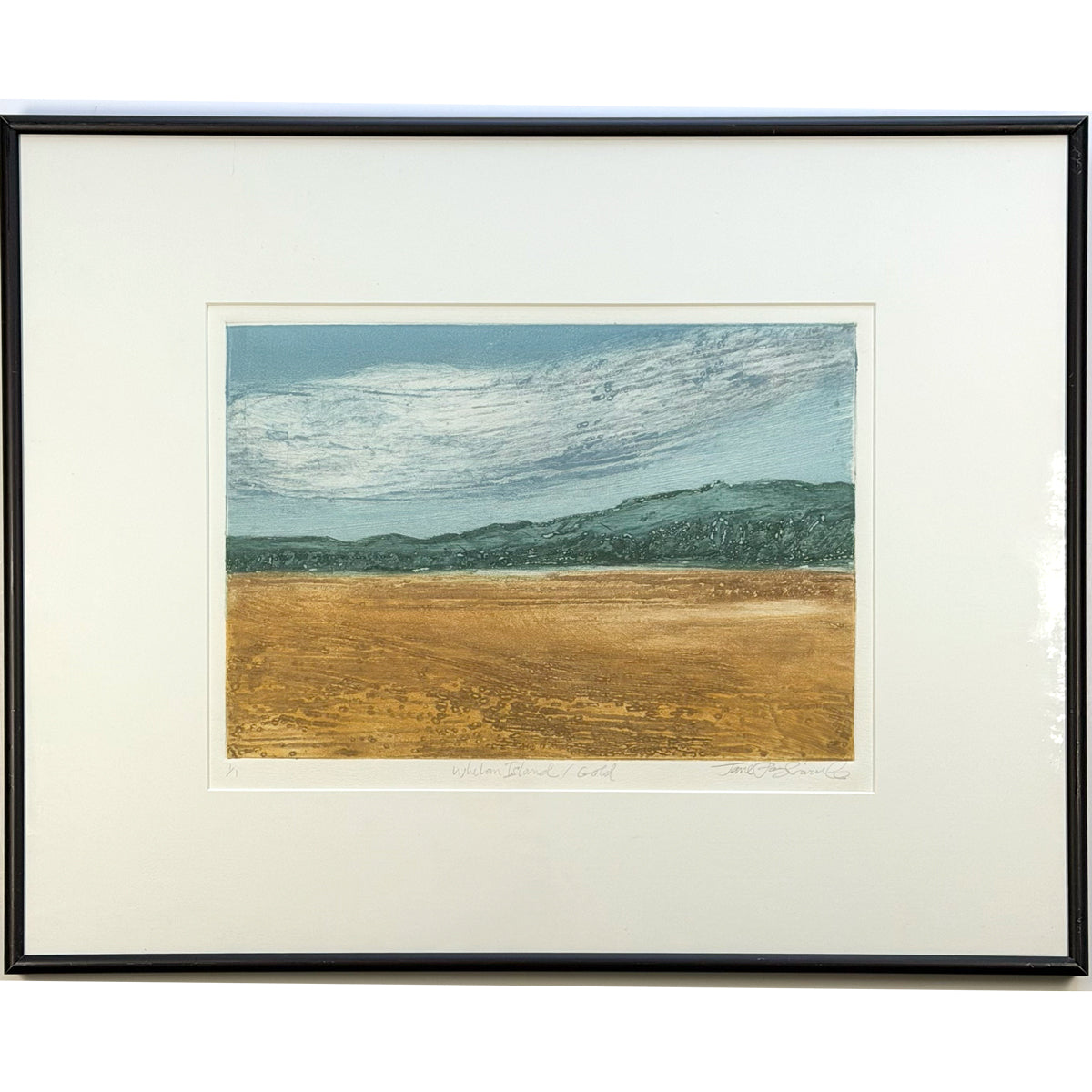 8. Wheland Island - Gold (Framed)
