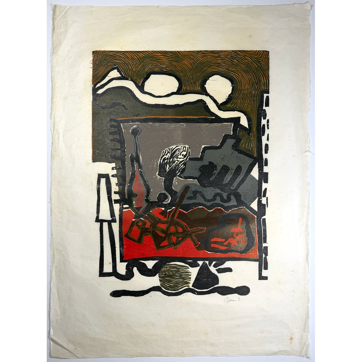 357. Untitled Woodblock