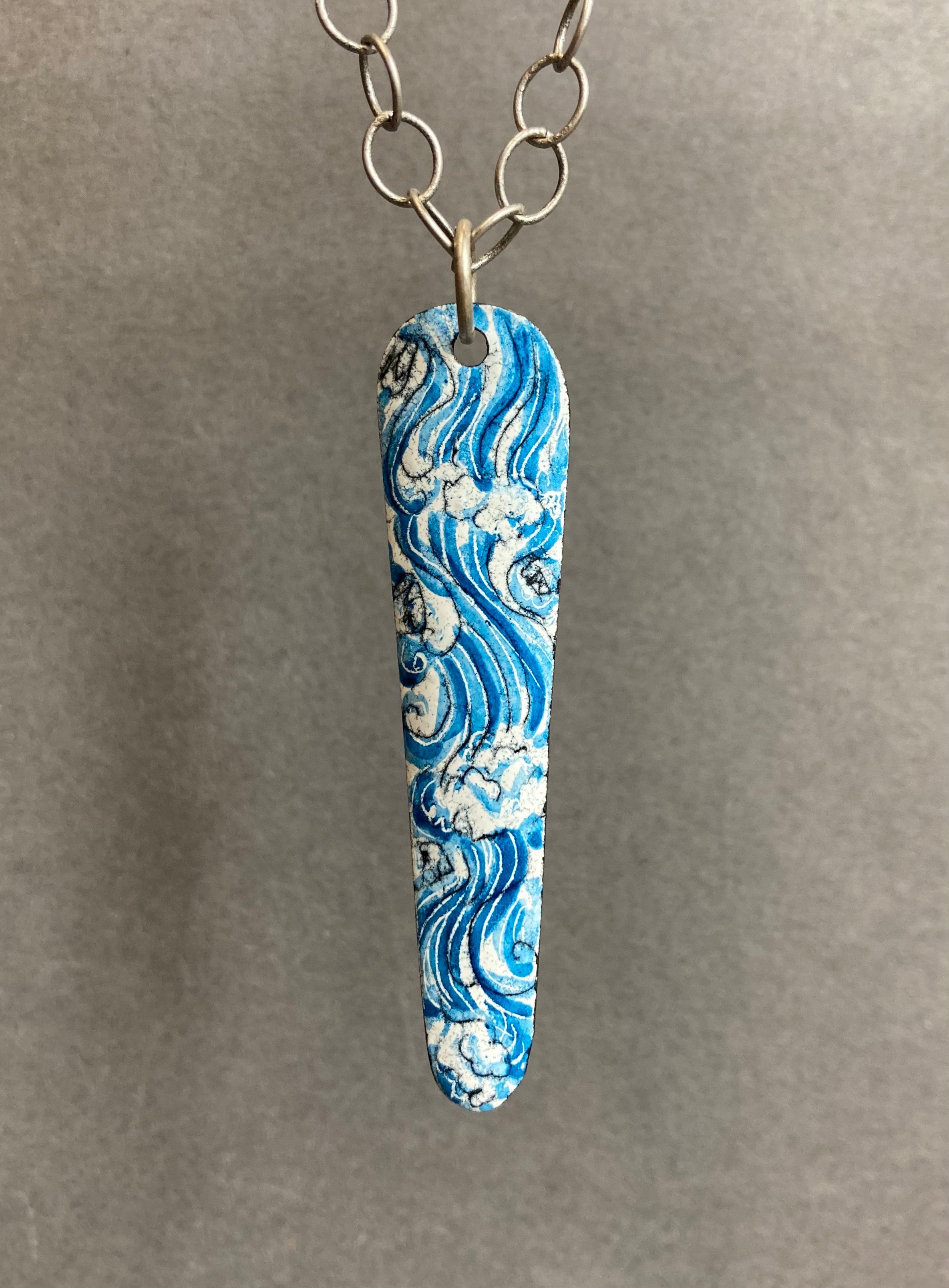 101. River Drop, Flowing Water Pendant