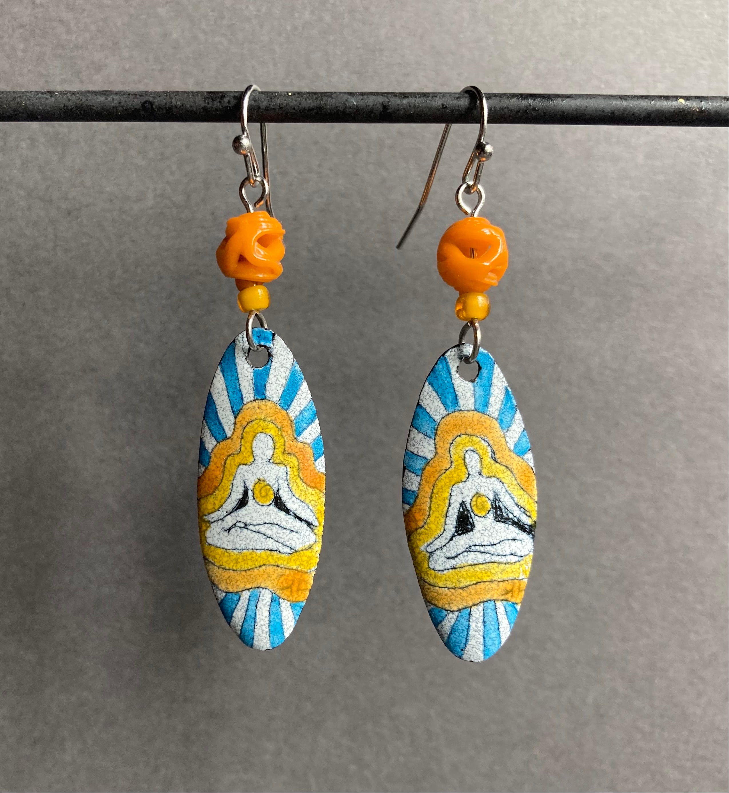 201. Buddha Shines Earrings