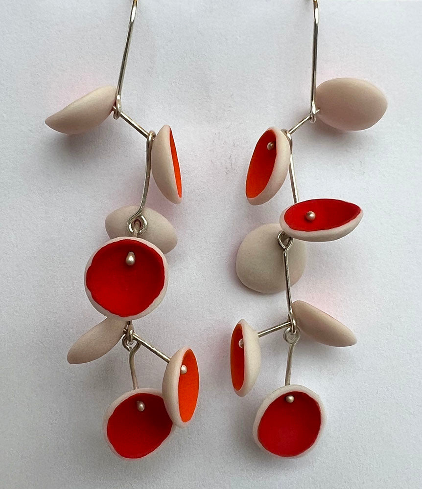 27-22. Multi Long Dots Earring