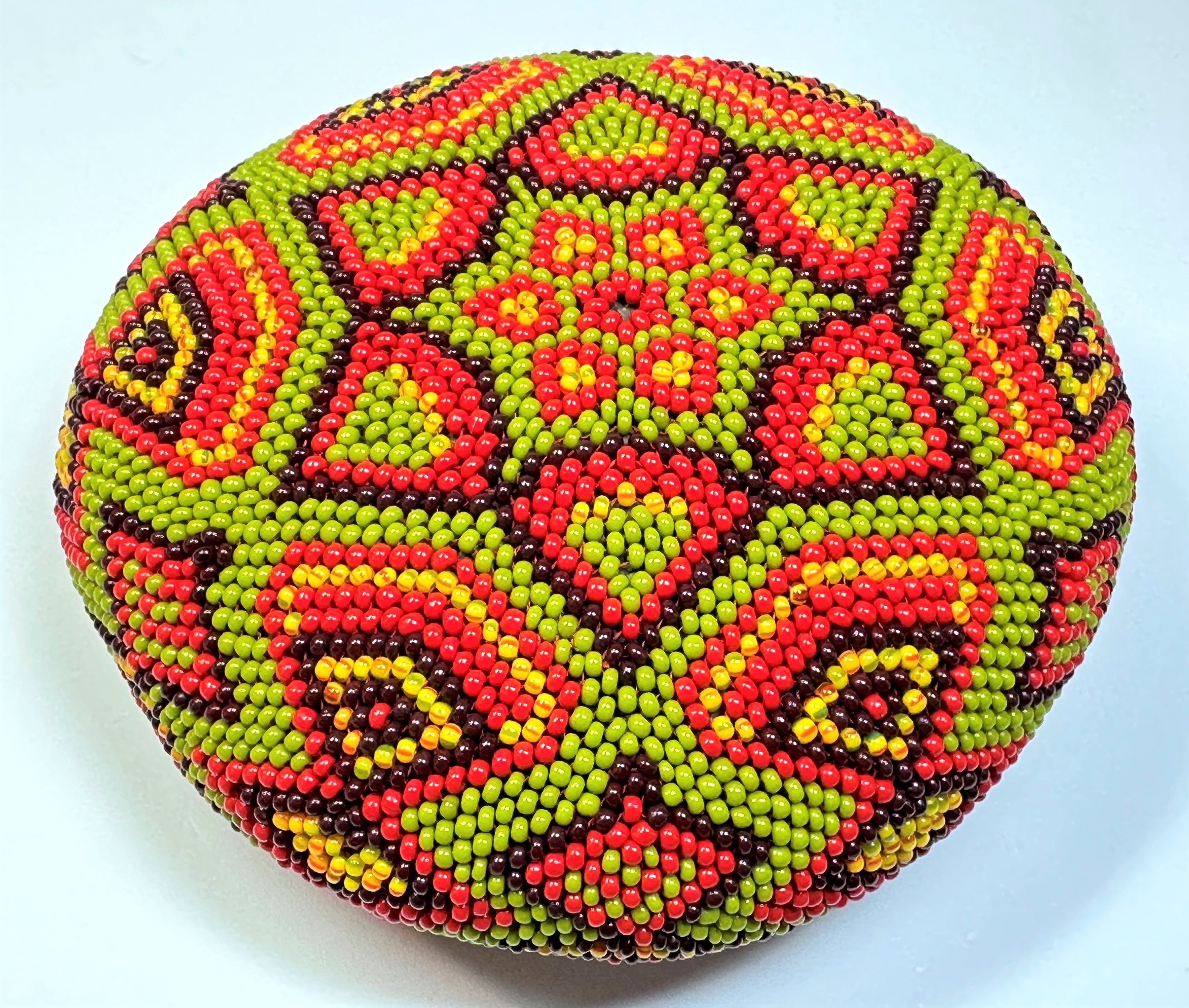 28. High Desert Sunset Mandala Stone.