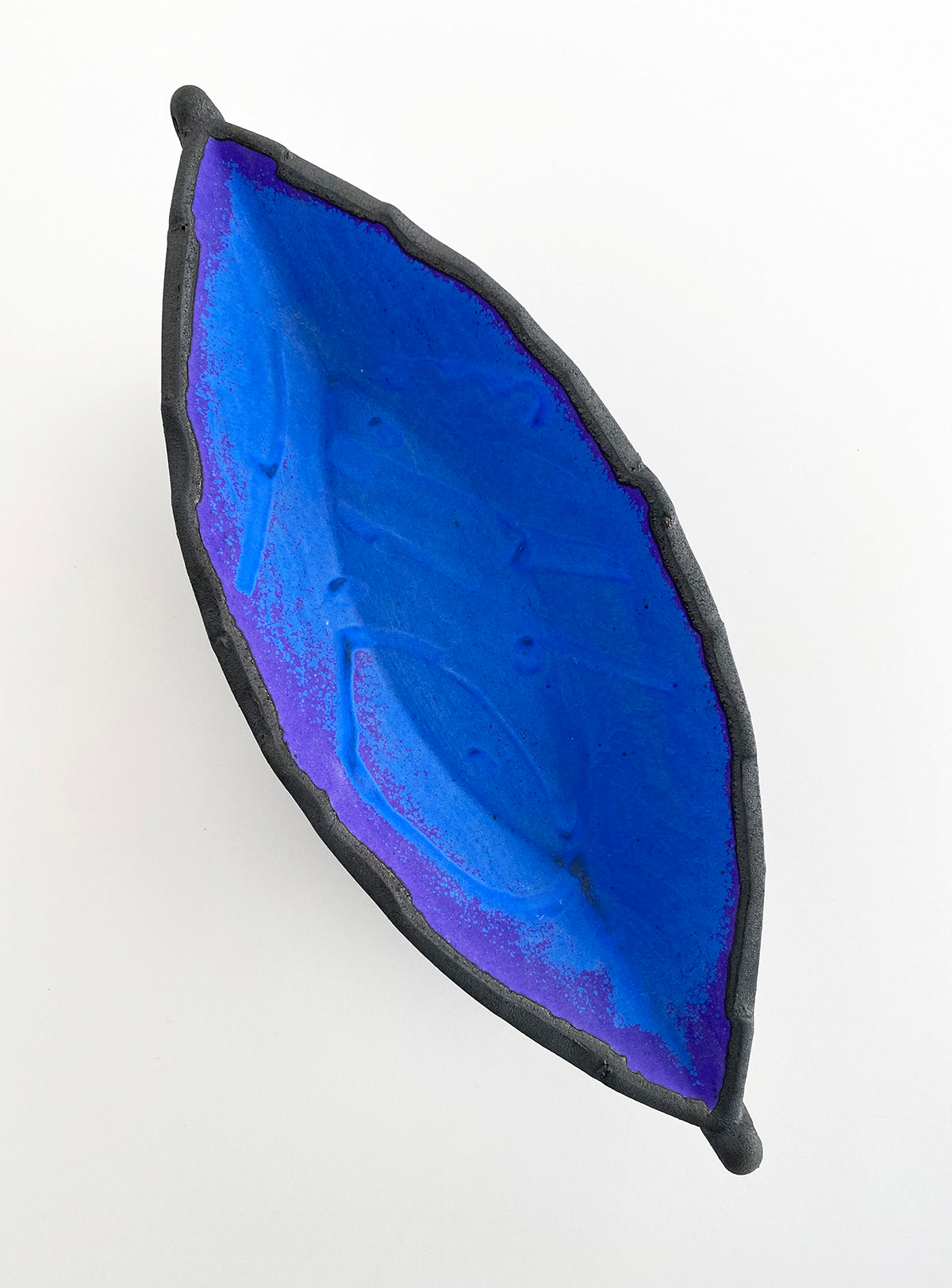 43. Blue/Purple Pedestal Tray