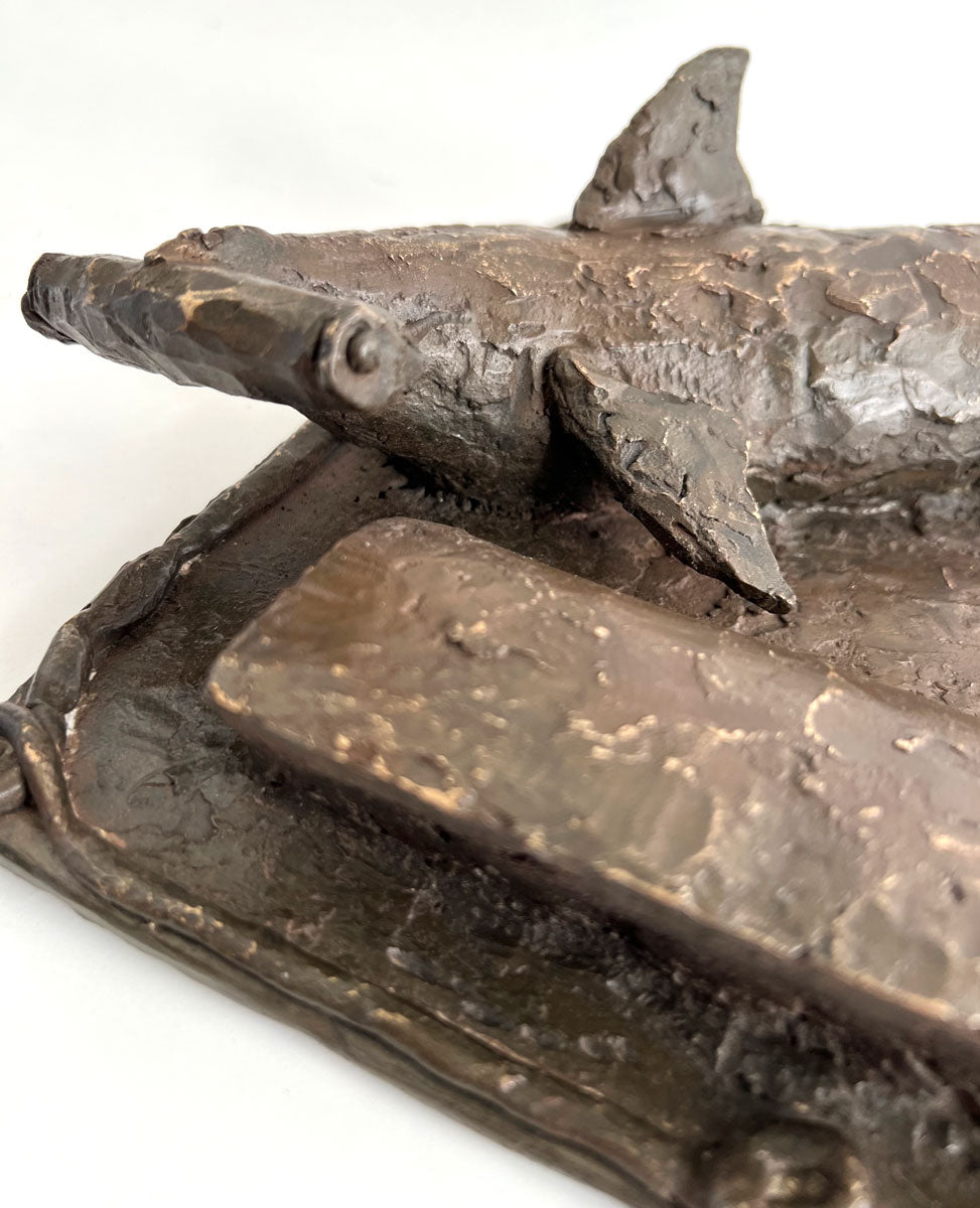 B089. Animal Plaque: Hammerhead Shark