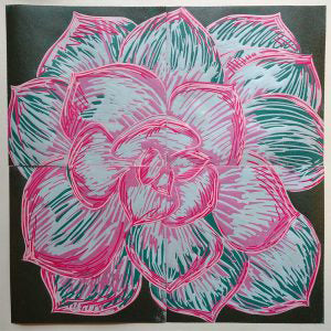 33. Succulent Mandala (unframed)