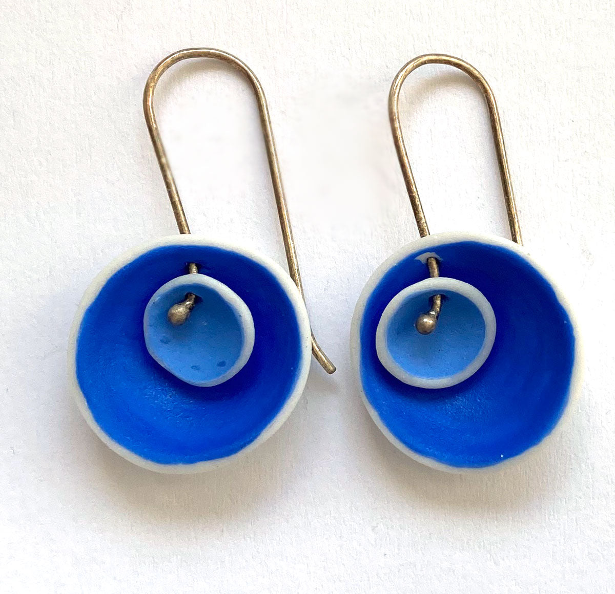 10.  Blue Nested Earring